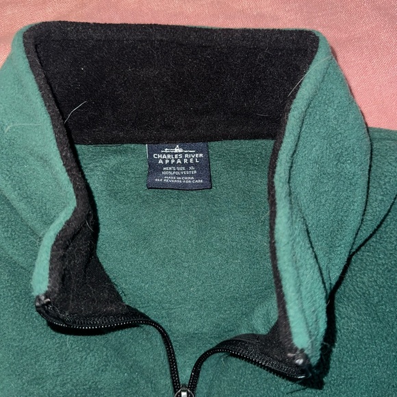 Alpha Sigma Alpha Charles Rivers Adirondack Pullover Fleece Quarter Zip - Picture 2 of 2